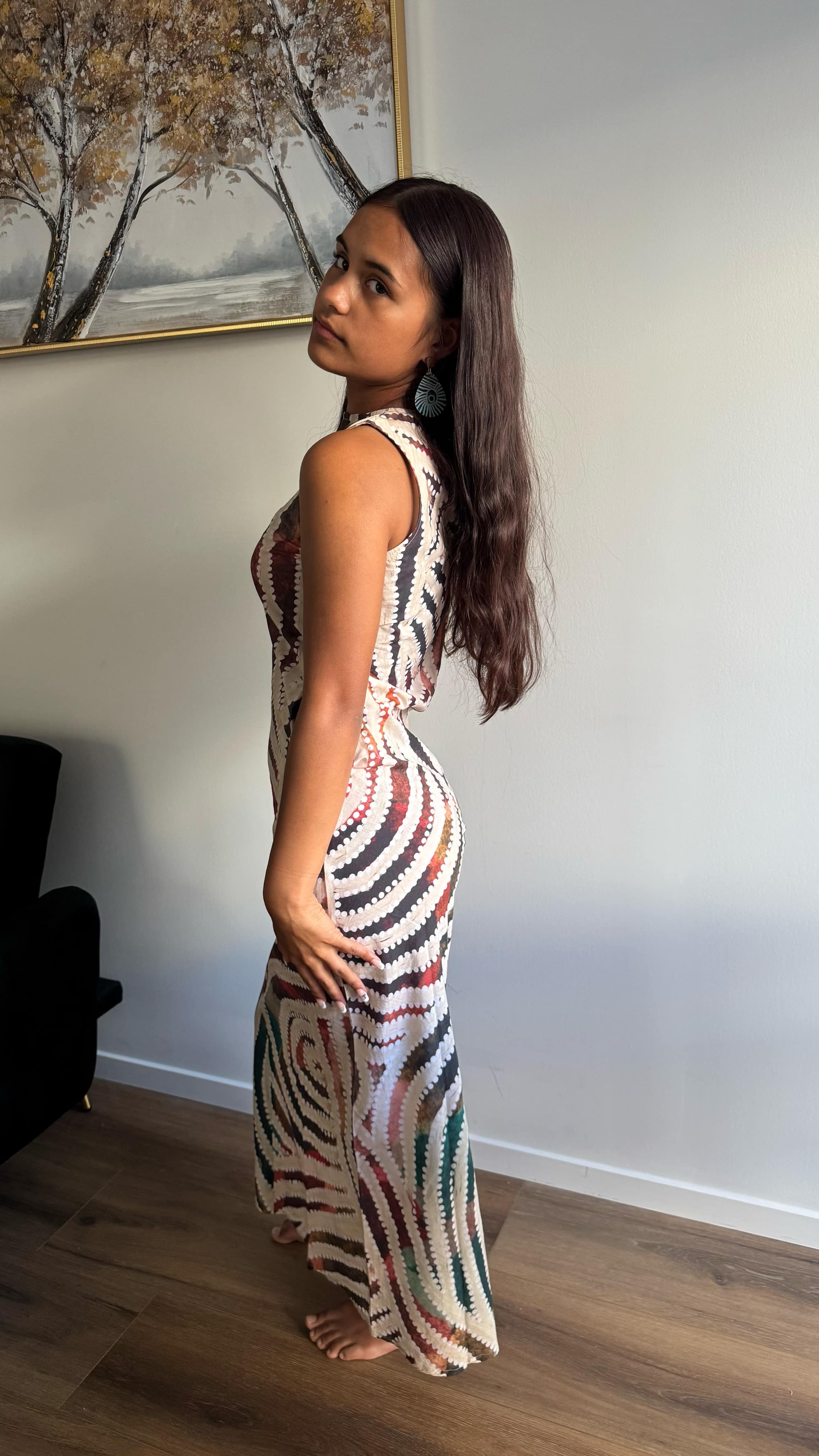 The Amalii | Long Bias Dress