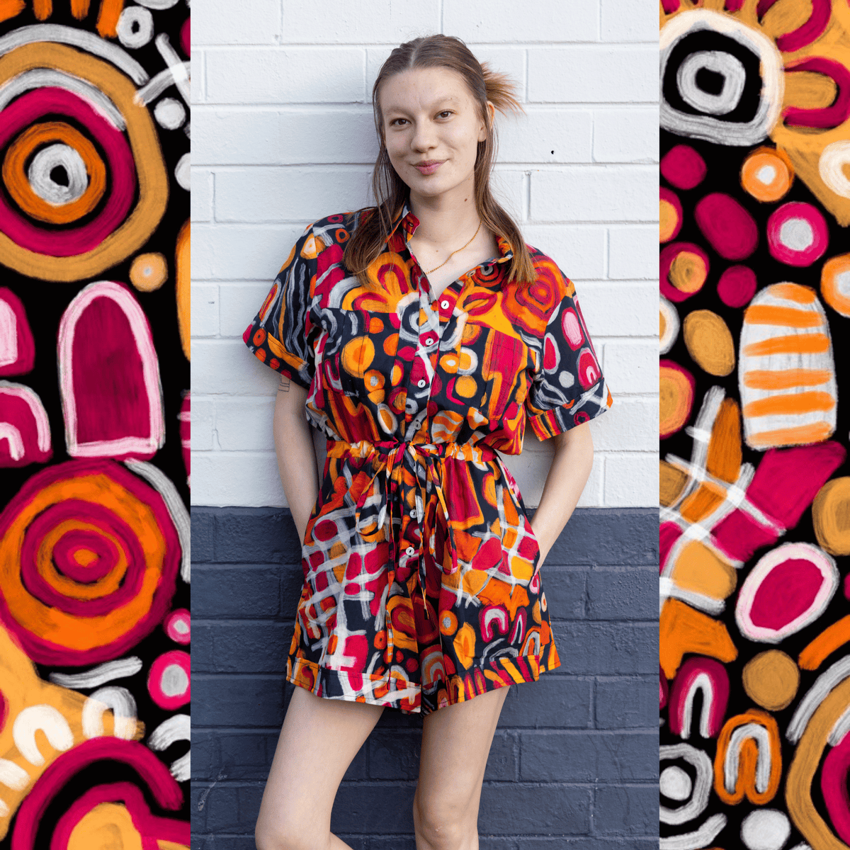 The Jenna Playsuit - Over Country