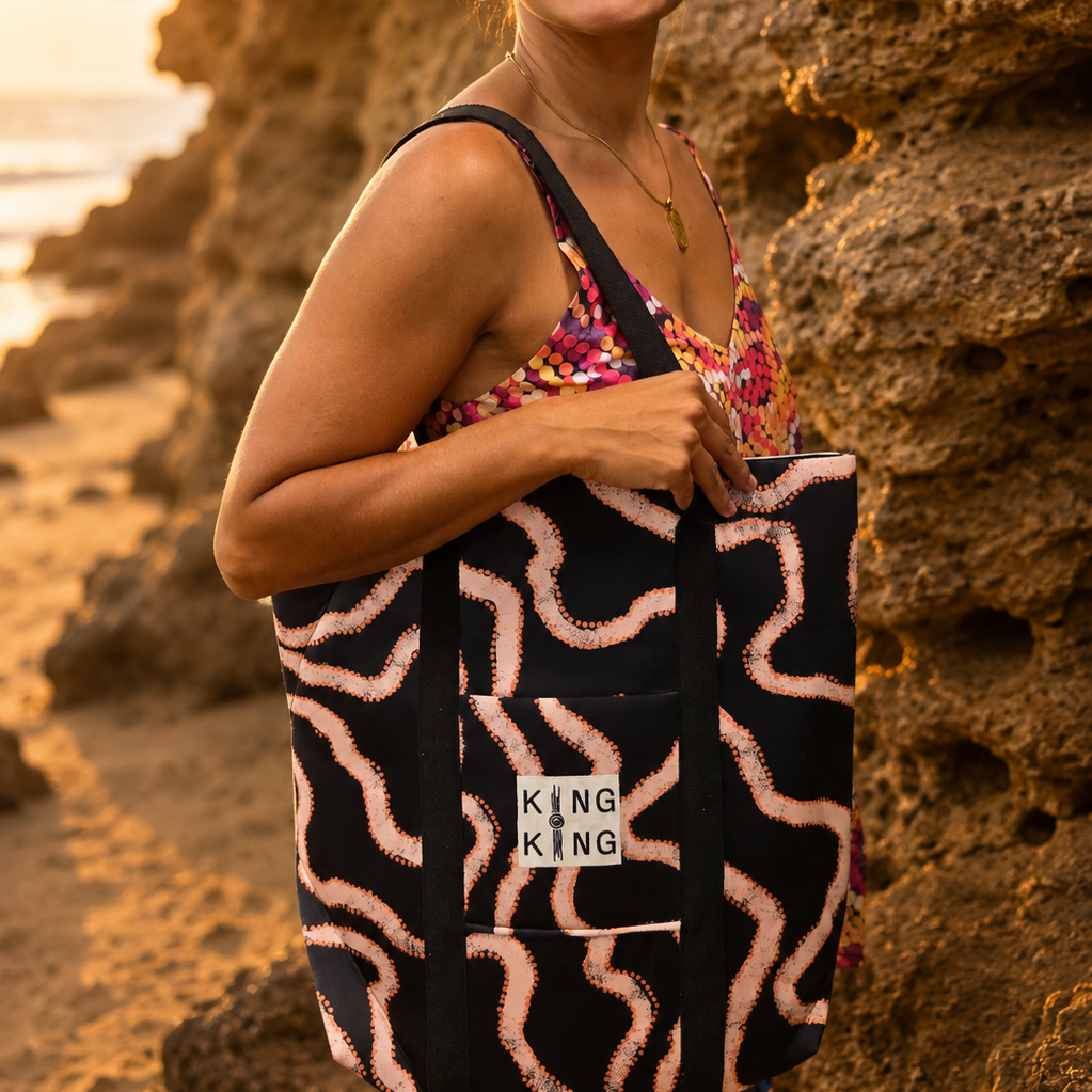 Neoprene Shopping Tote Bag