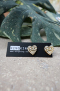 Mirror Heart Stud