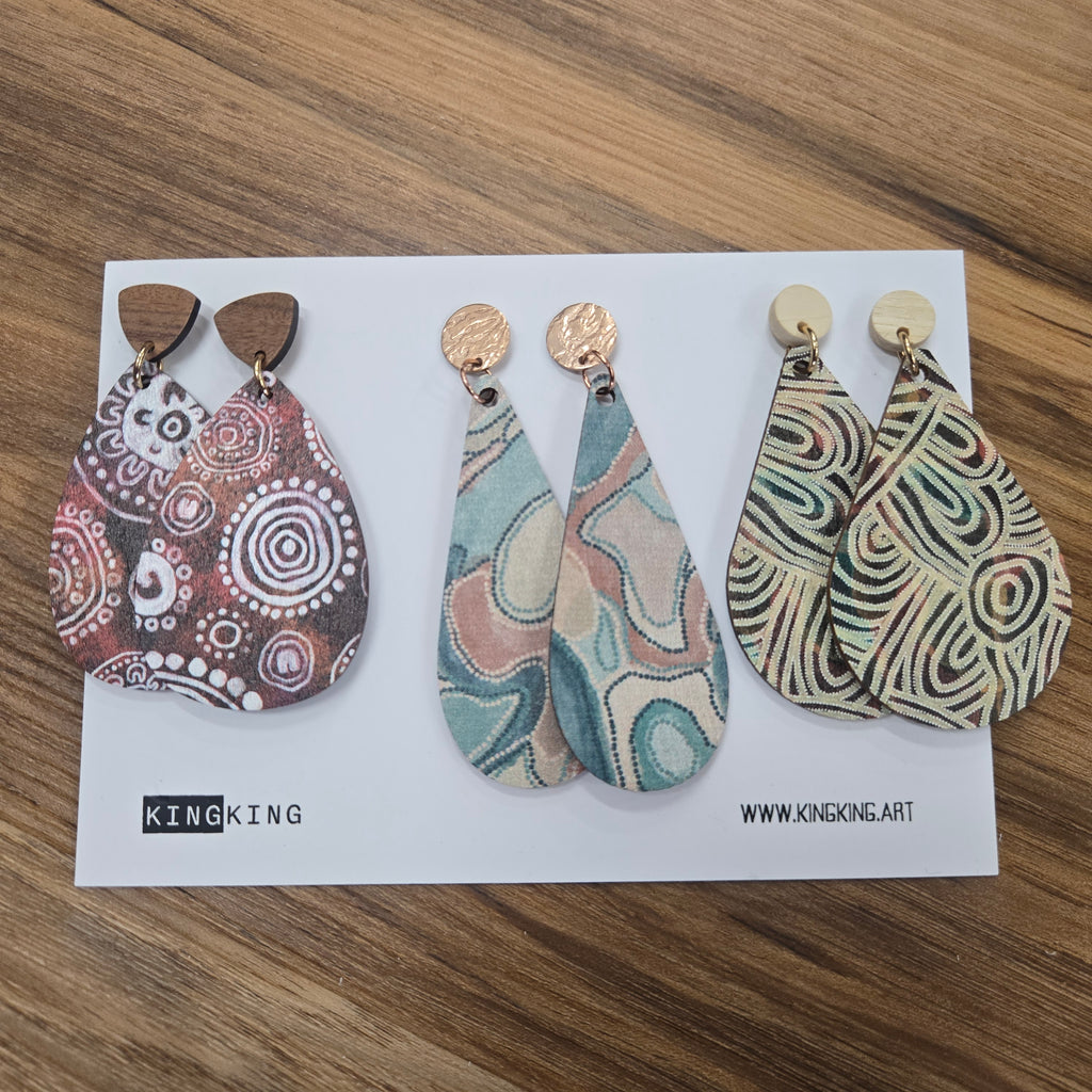 Aboriginal Art Earring Sets – Statement Earrings