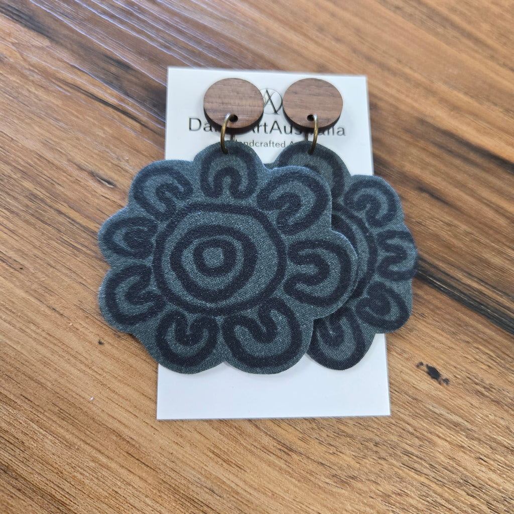 DandiArt x KingKing Fabric Earrings - Handcrafted Wearable Art