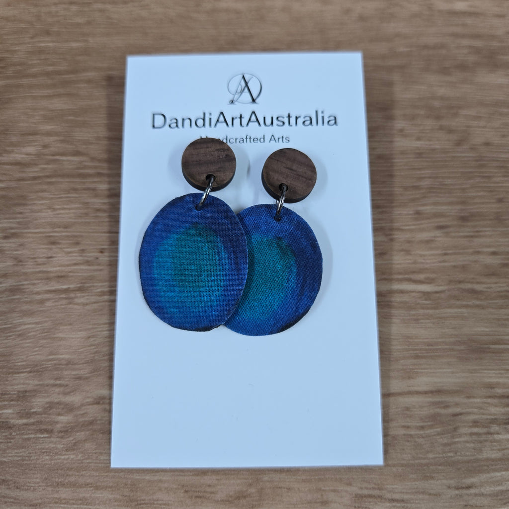 DandiArt x KingKing Fabric Earrings - Handcrafted Wearable Art