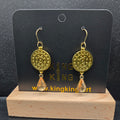 Campsite Aboriginal Art Crystal Earrings