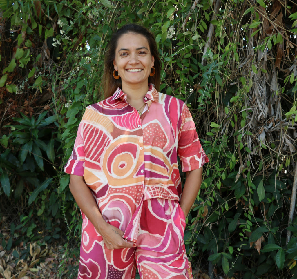 The Cerise Oversized Shirt