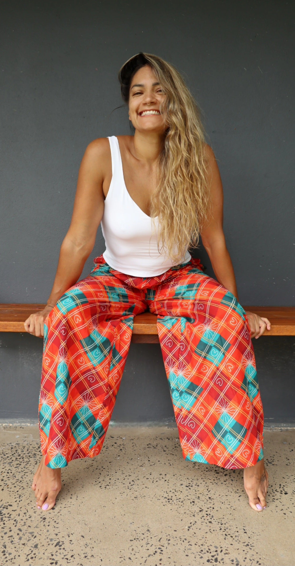 Blak Gingham Pants – Sale