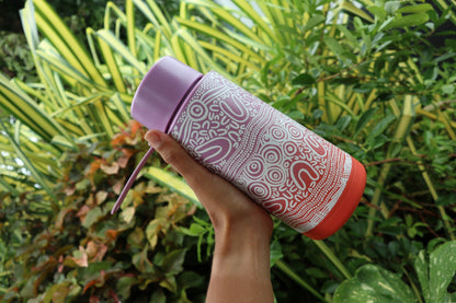 Layered Land 1L- 32oz Water Bottle – Aboriginal Art