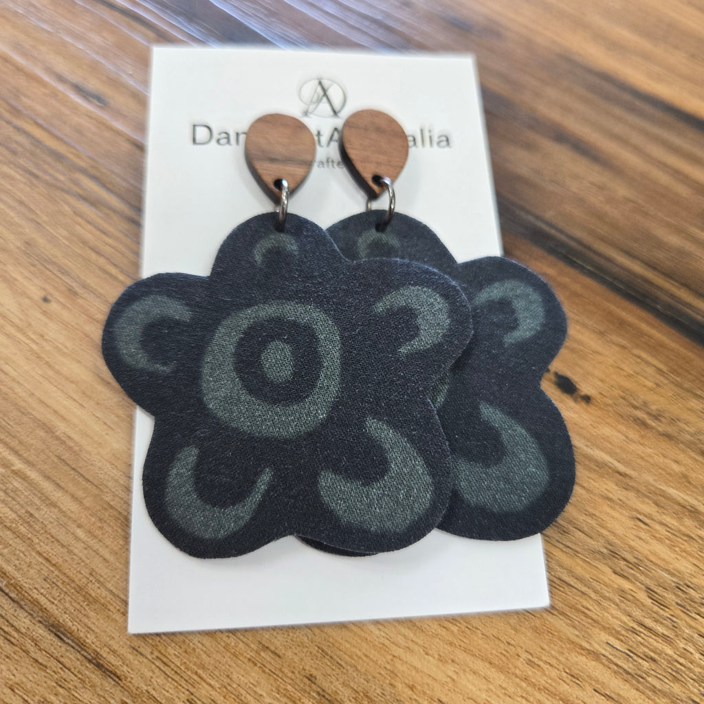 DandiArt x KingKing Fabric Earrings - Handcrafted Wearable Art