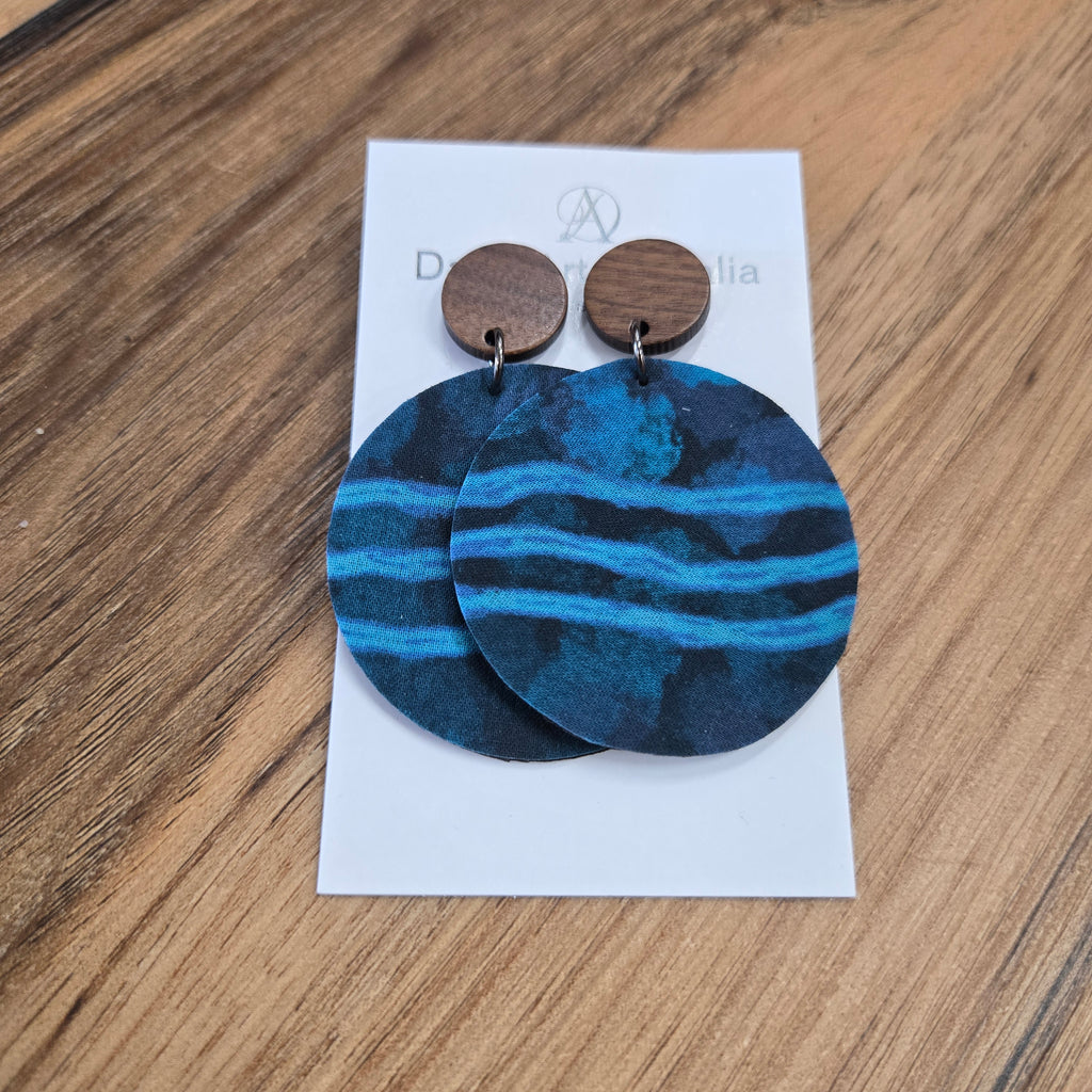 DandiArt x KingKing Fabric Earrings - Handcrafted Wearable Art