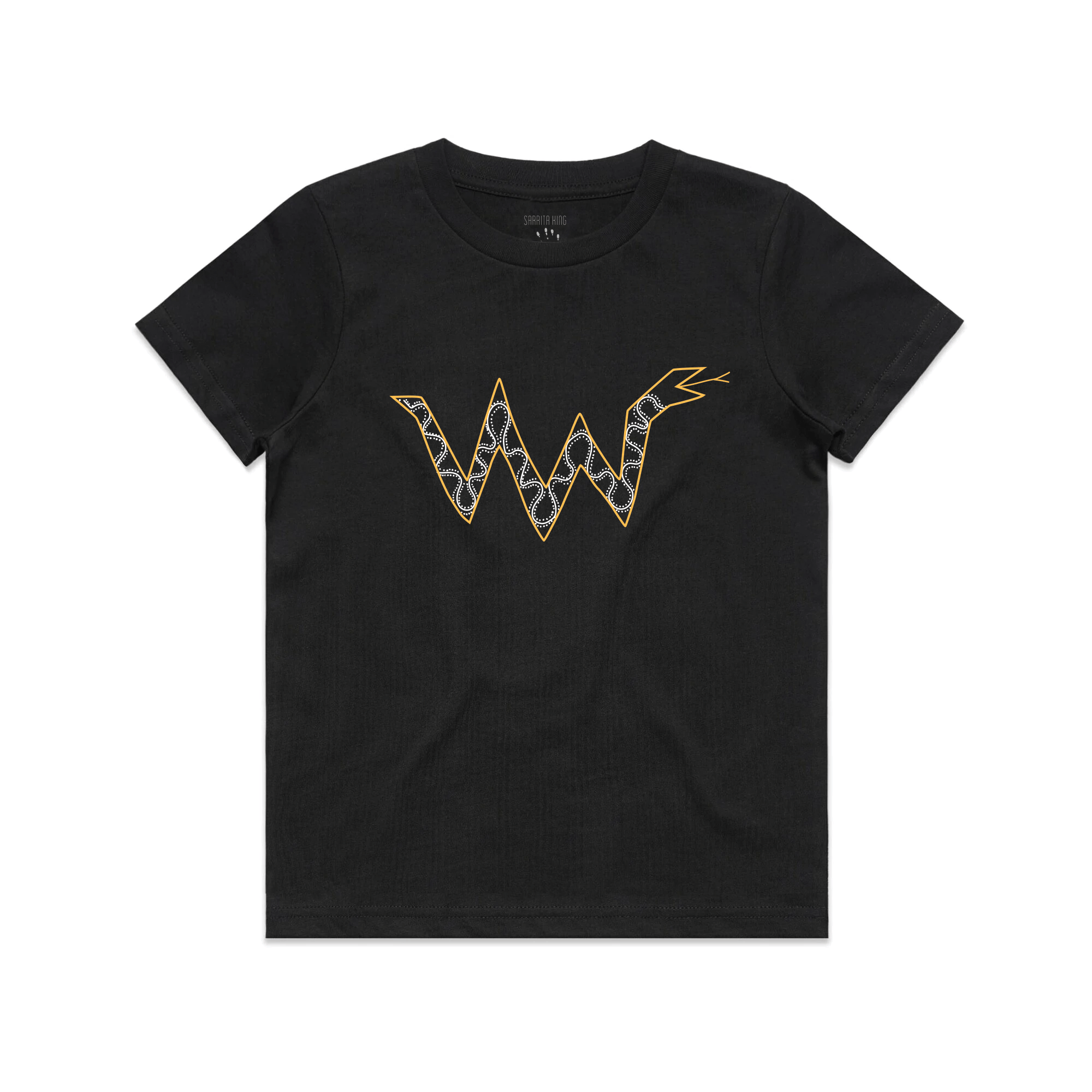 Aboriginal Art Cotton Kurraj Kids T-Shirt
