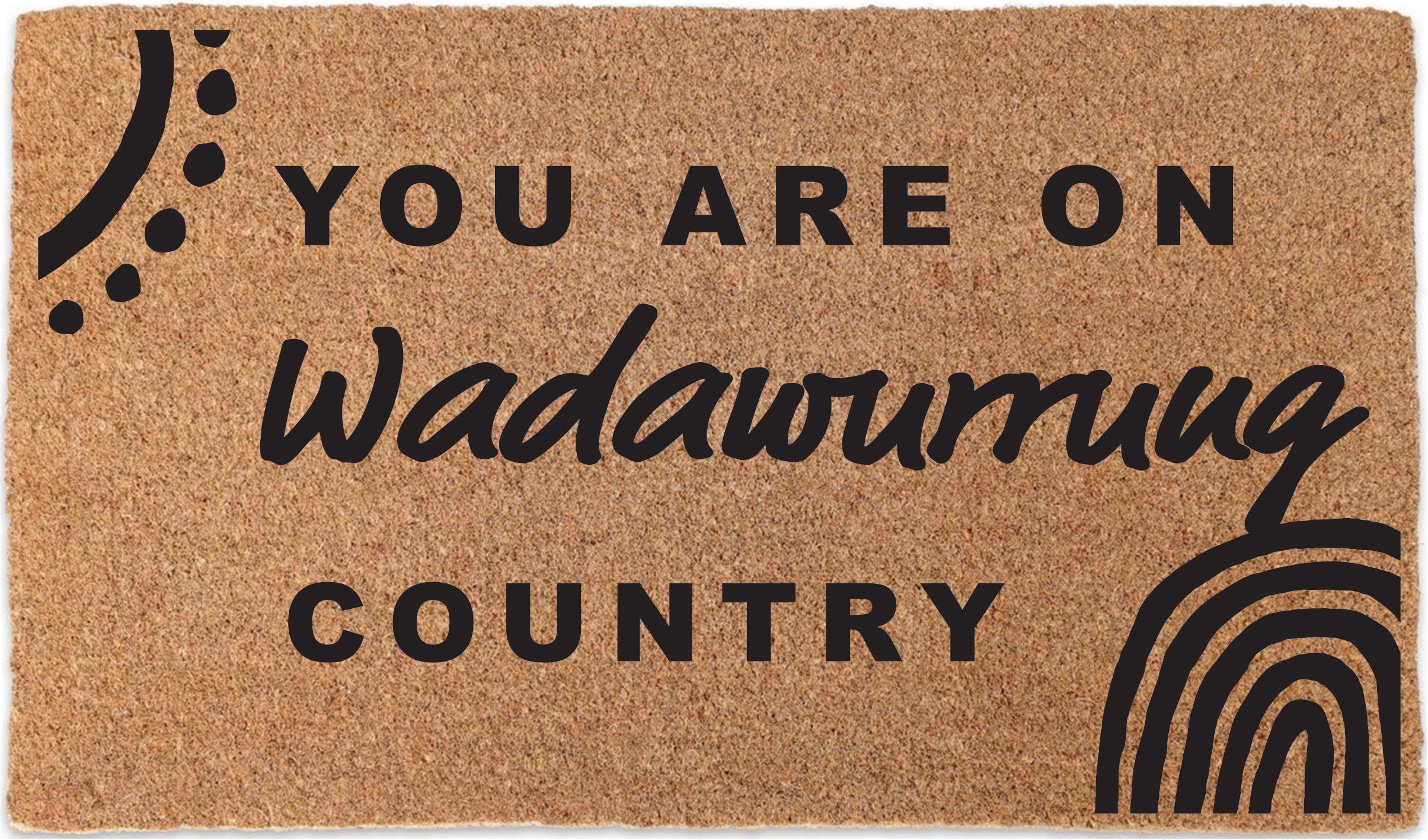 Welcome Mat – Wadawurrung | KING KING ART – KingKing Creative